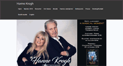 Desktop Screenshot of hannekrogh.com